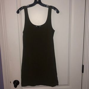Olive Green Bodycon Dress. Size Medium